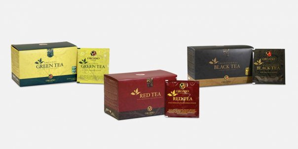 Prodotti: Tè verde, Rosso e Nero Organo Gold